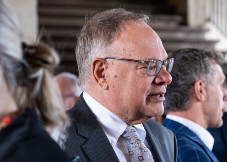 Sverker Lerheden at Uppsala Slott, May 2022. Photo: Mathias Burestam